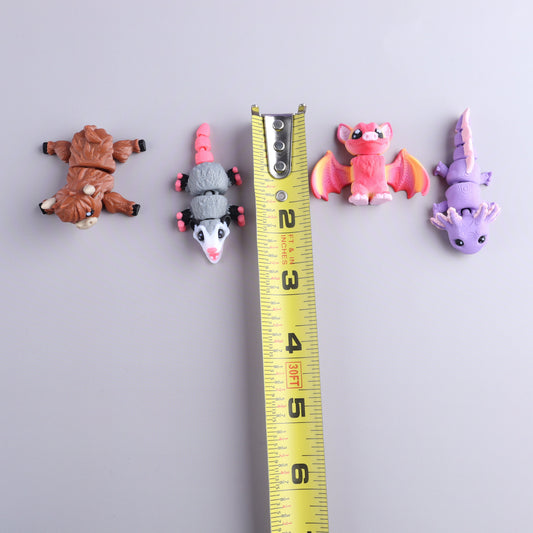 3D Printed Mini Fidget Creature Toy Pack ā Sensory Goodie Bag Gift Set