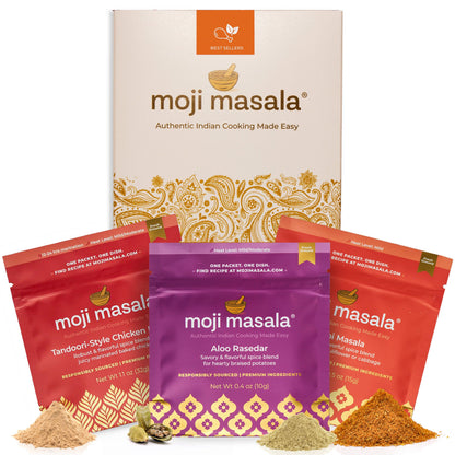 The Perfect Starter Set — 3 Indian Dinners | Free Shipping