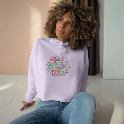 Pastel Bloom Cropped Hoodie Soft Luxe Comfort - Dipaliz