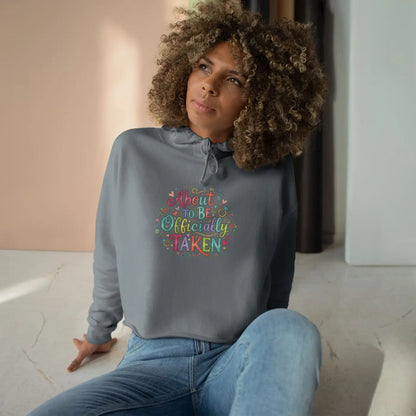Pastel Bloom Cropped Hoodie Soft Luxe Comfort - Dipaliz