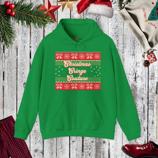 Ugly Sweater Hoodie – Cozy Christmas Vibes - Dipaliz