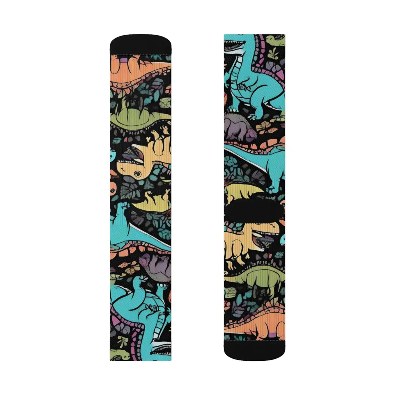 Dinosaur Socks – Sublimation Eco-friendly - Dipaliz
