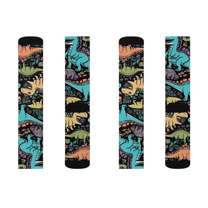 Dinosaur Socks – Sublimation Eco-friendly - Dipaliz