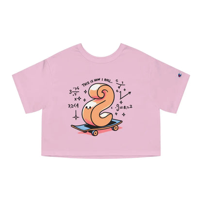 Cute Skateboard Graphic Cropped T-shirt - Dipaliz